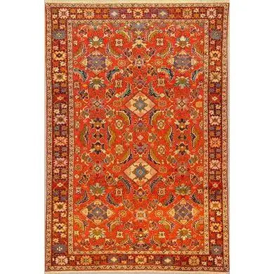 One Of The Kind Persian Wiss Rug 9'9" X 6'6"